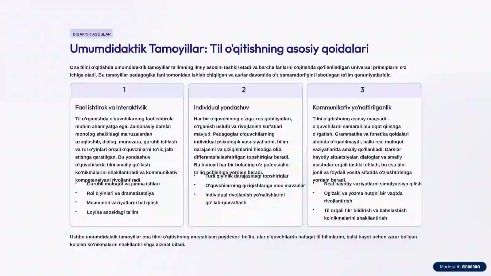 Ona Tilini O'qitishdagi Yondashuvlar va Rivojlangan Davlatlar Tajribasi 2