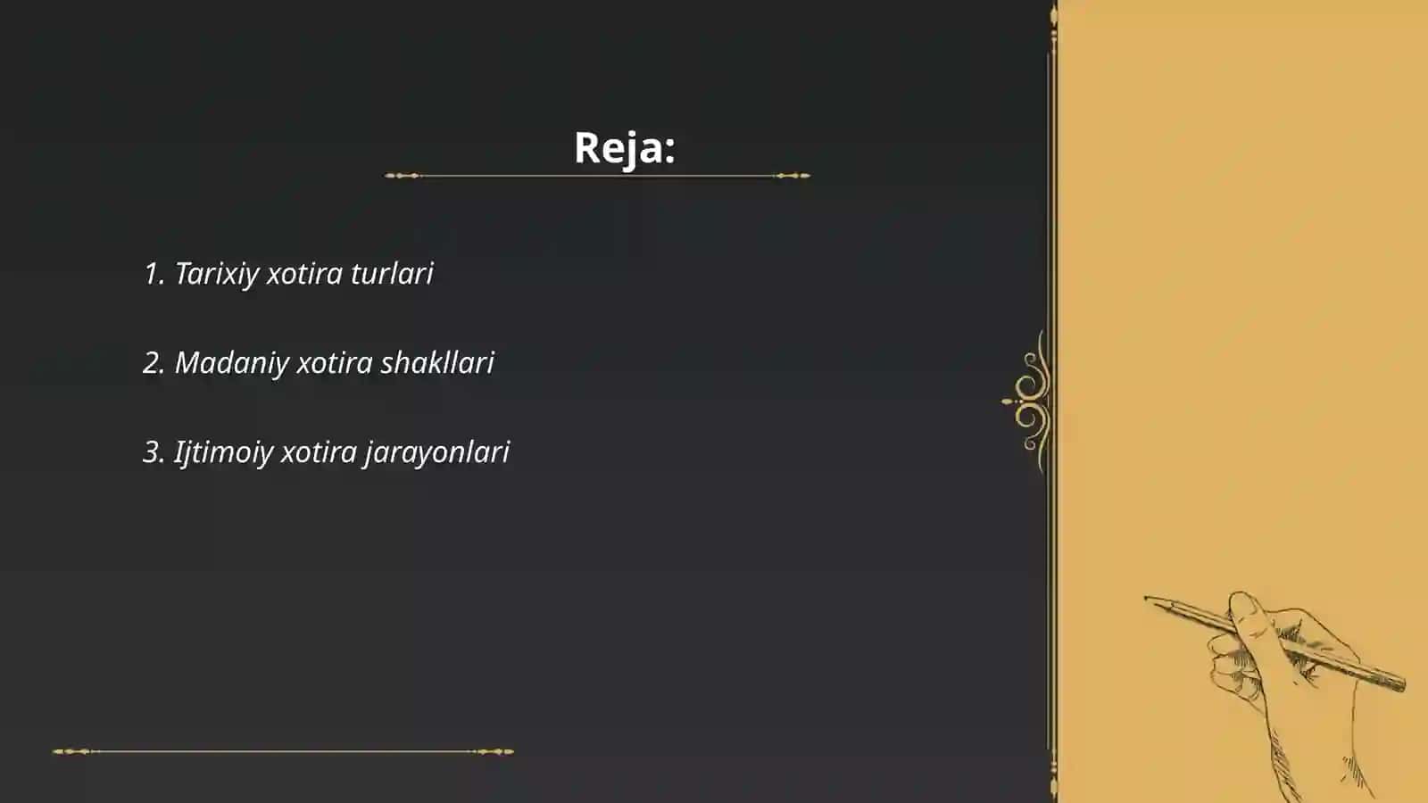 Xotira turlari va uning jarayonlari 2