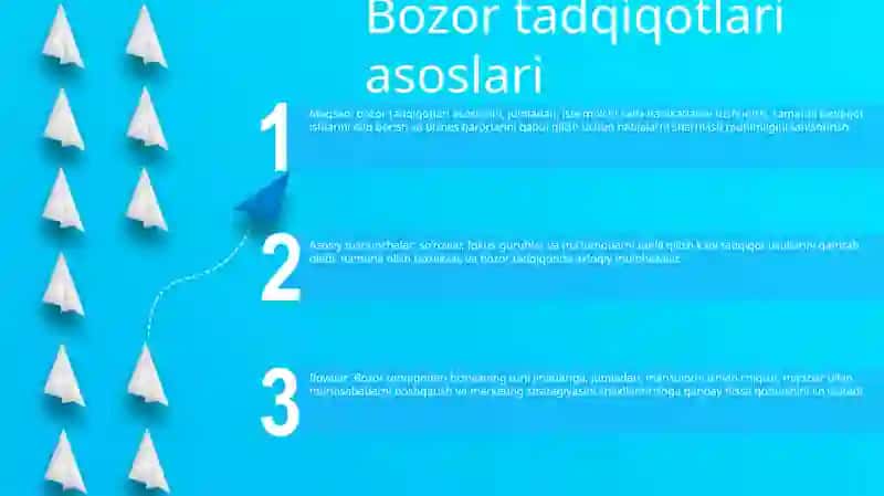 Bozor tadqiqotlari asoslari 2