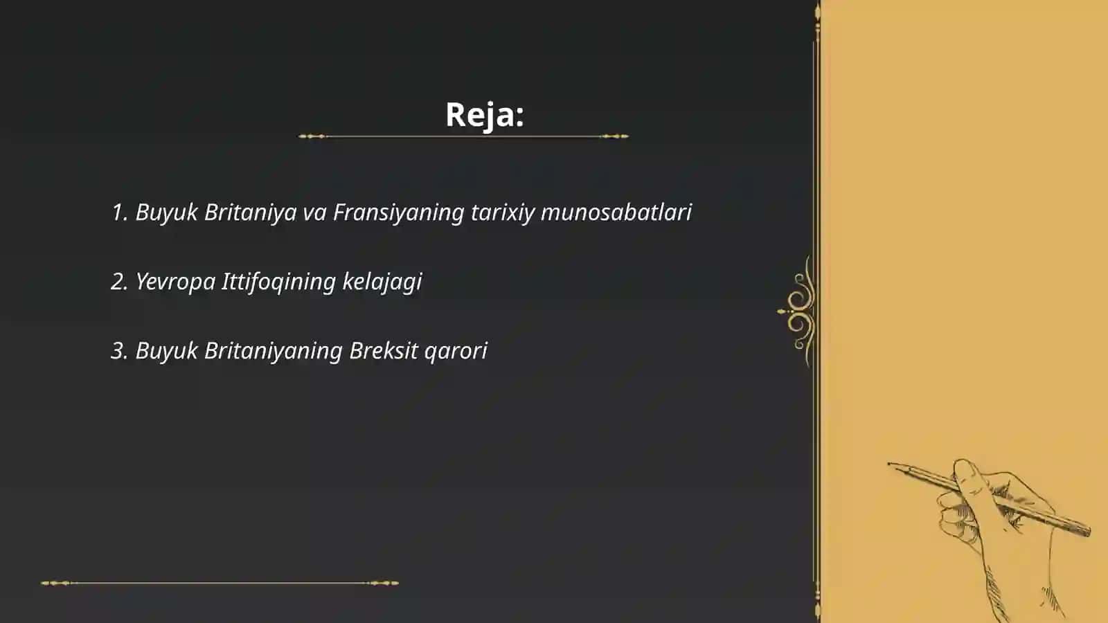 Buyuk Britaniya va Fransiya: yangi Yevropani qurish 2