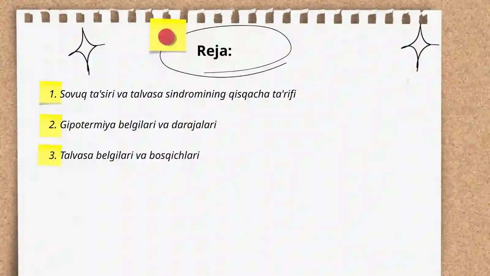 Sovuq olganda va talvasa sindromida kuzatiladigon birinchi yordam 2