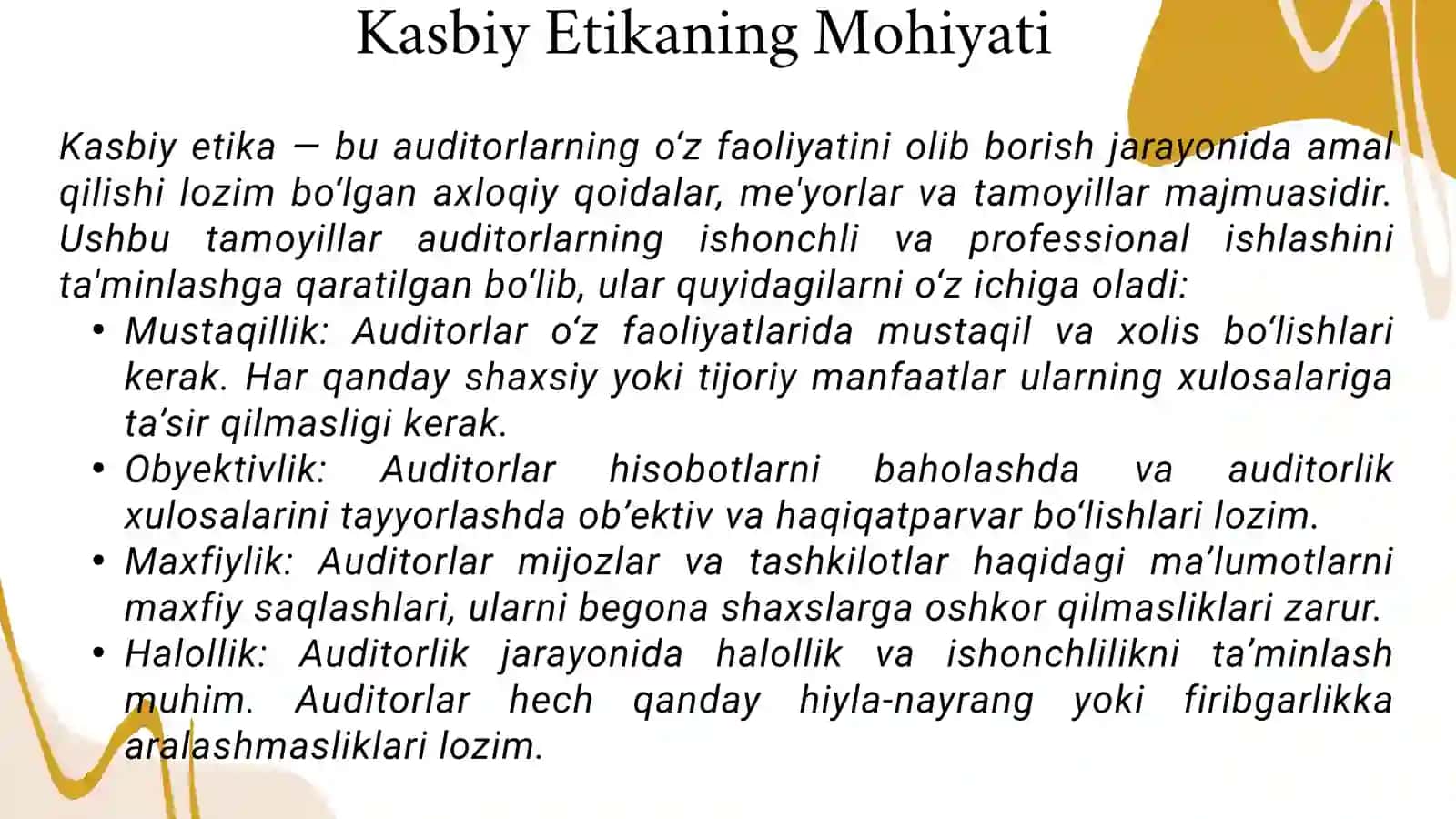 Auditorning kasbetikasi 2