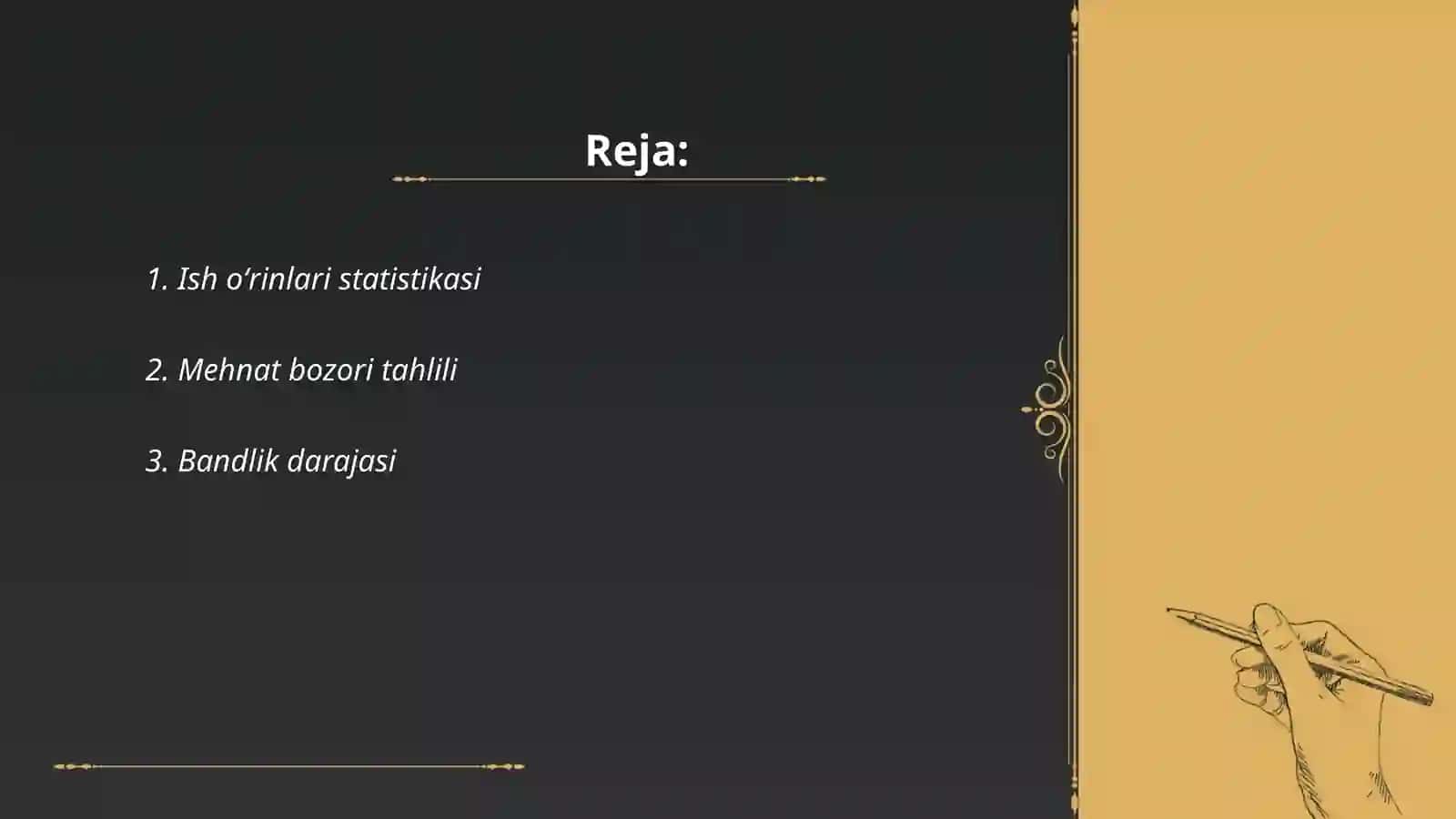 Ish oʻrinlari statistikasi 2