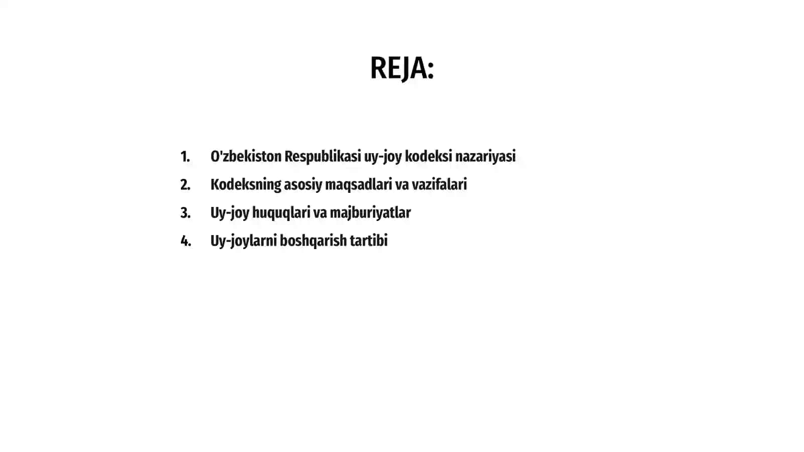 O'zbekiston Respublikasi uy-joy kodeksi 2