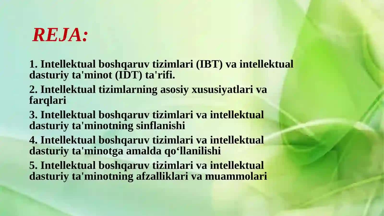 INTELLEKTUAL BOSHQARISH NAZARIYASI 2