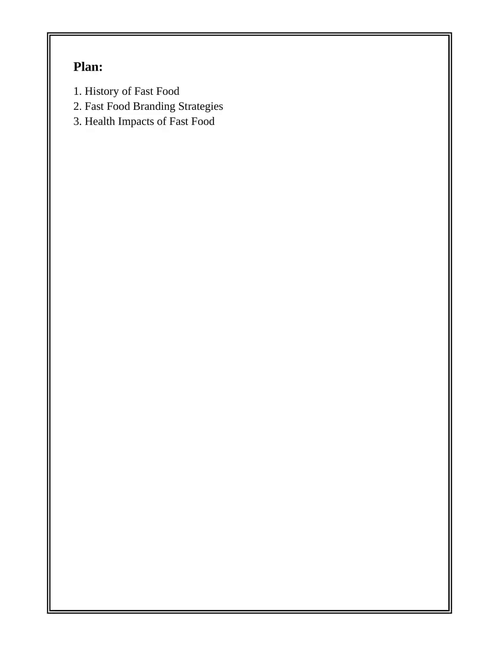 FAST FOOD 2