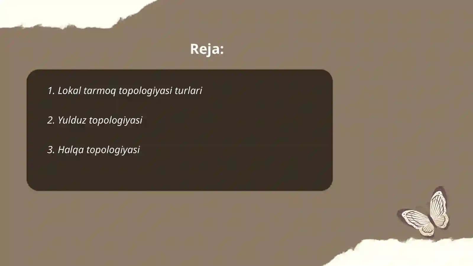 Lokal Tarmoq Topologiyasi 2