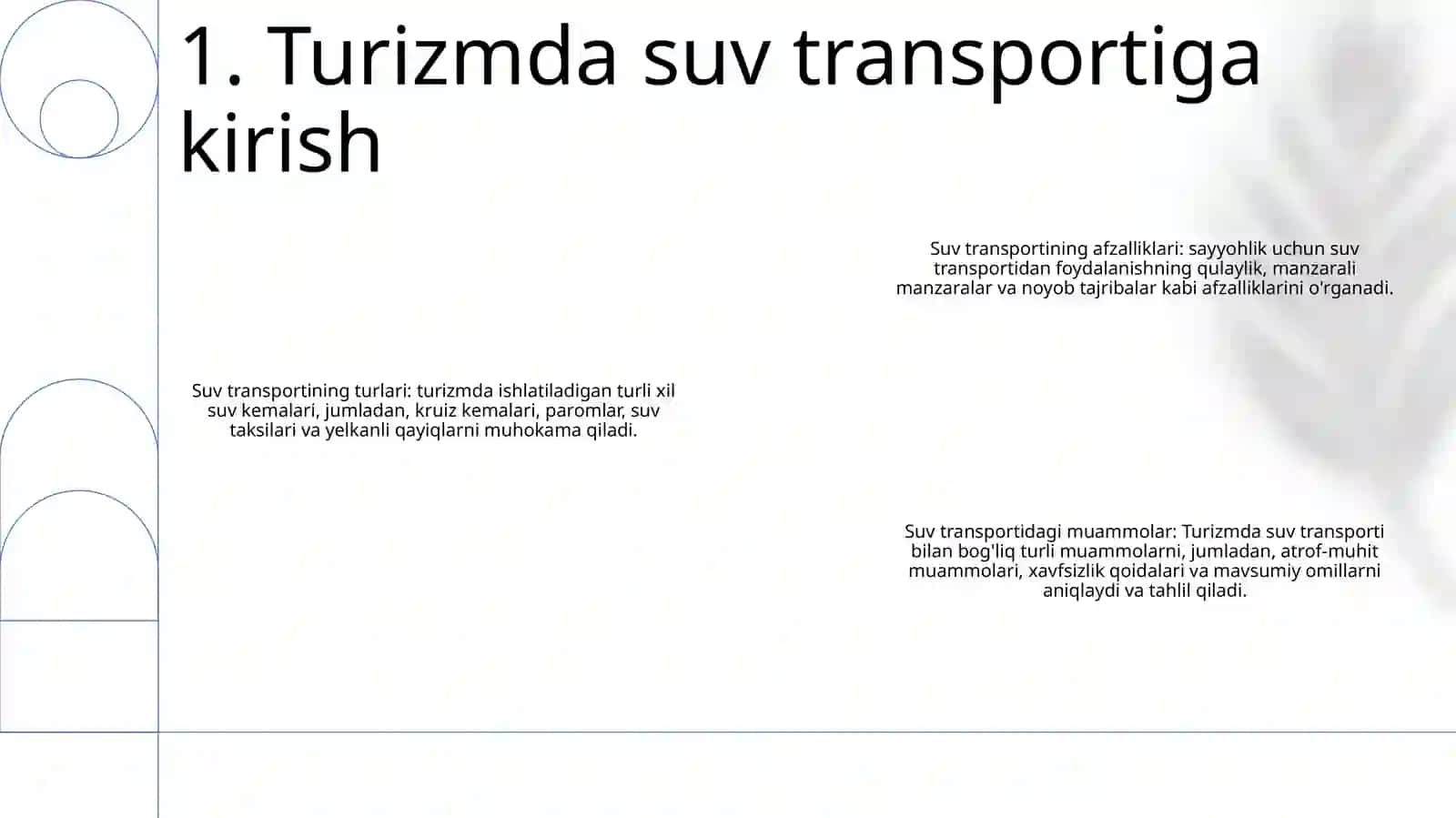 Turizmda Suv Transportlari 2