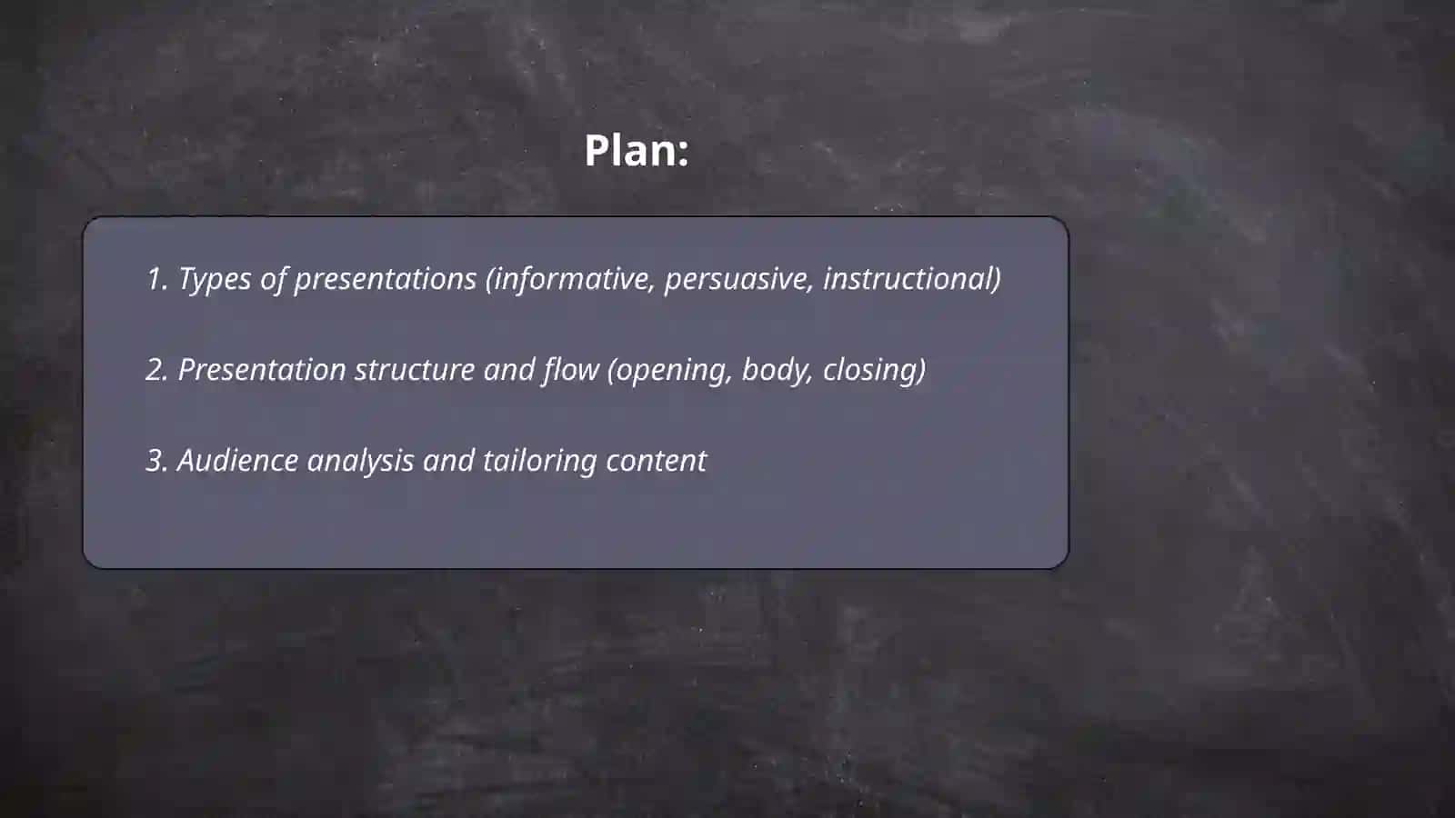 Presentations 2