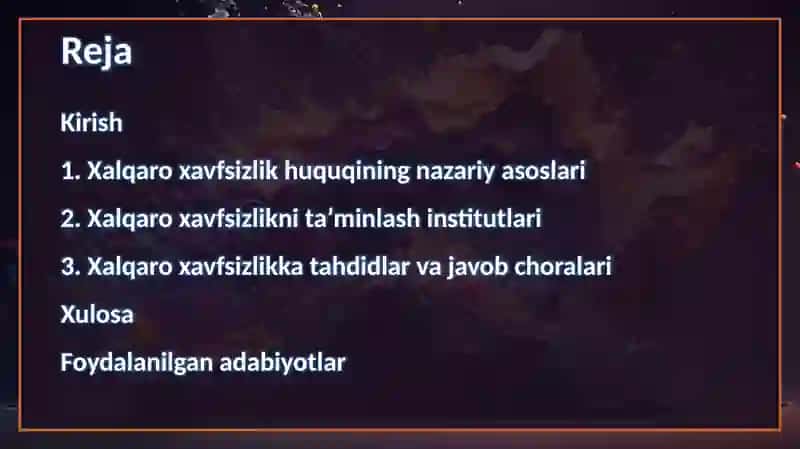 XALQARO XAVFSIZLIK HUQUQI 2