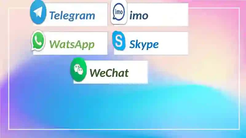 Foydalanuvchilar o‘rtasida real vaqtda chat ilovalari /Telegram/ imo/WatsApp/Skype/WeChat 2