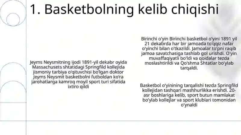 Basketbol Haqida Taqdimot 2