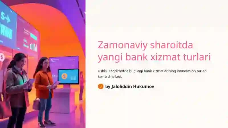 Zamonaviy bank xizmatlari 2