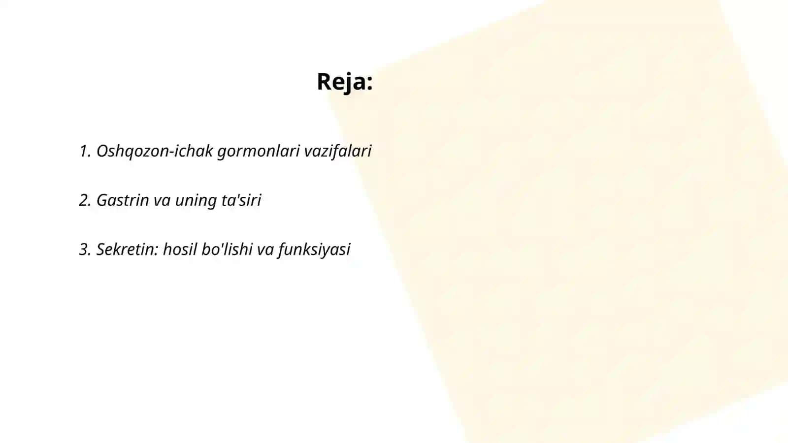 Gastrointestinal gormonlar 2