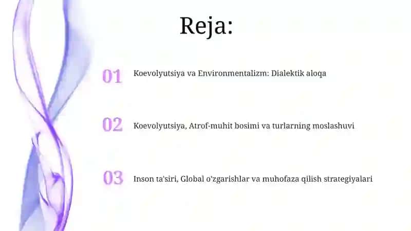 Koevolyutsiya va environmentalizm: Dialektik aloqa 2