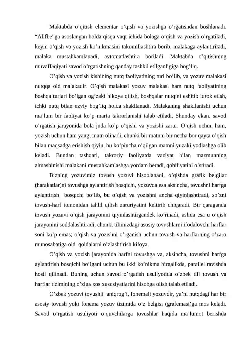 Savod o’rgatish usuliyotining psixofiziologik asoslari 2