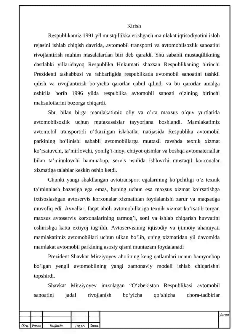 Zamonaviy avtomobillarning ishchi tormoz tizmi 2