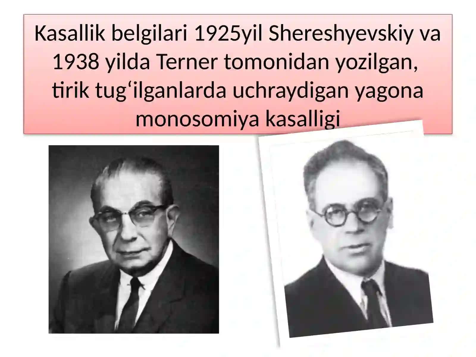 Shereshevskiy–Ternerkasalligi 2