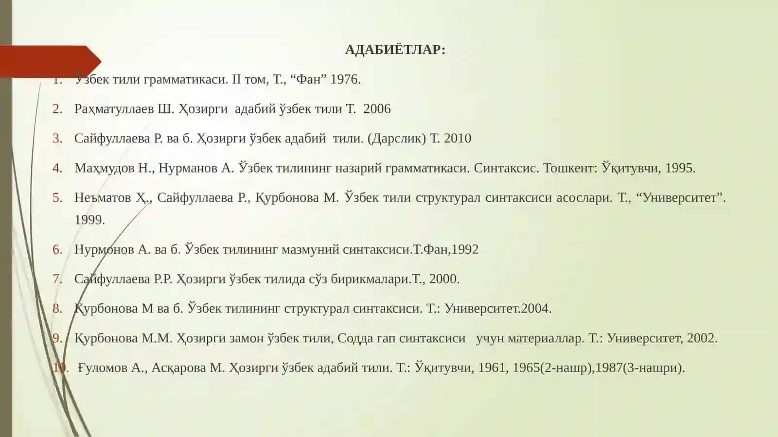 So‘z birikmasisintaksisi.So‘z birikmasiningbog‘lanishusullari 2