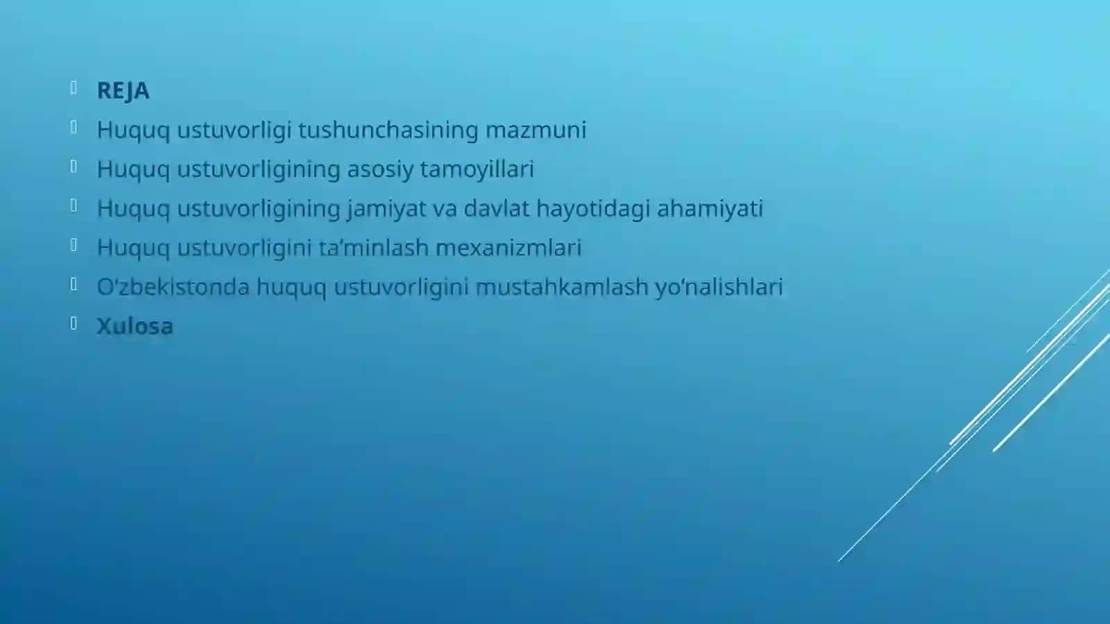 Huquq ustvorligi tushunchasi va mohiyati 2