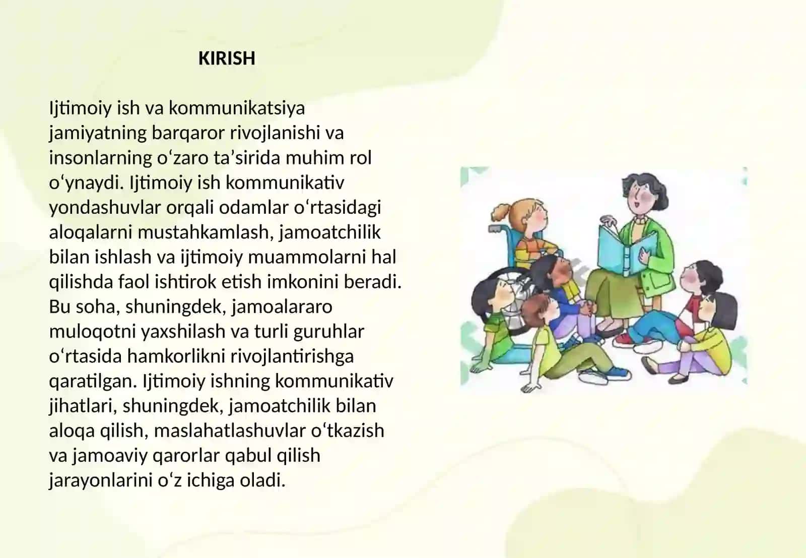 Ijtimoiy ish da kommunikativ 2
