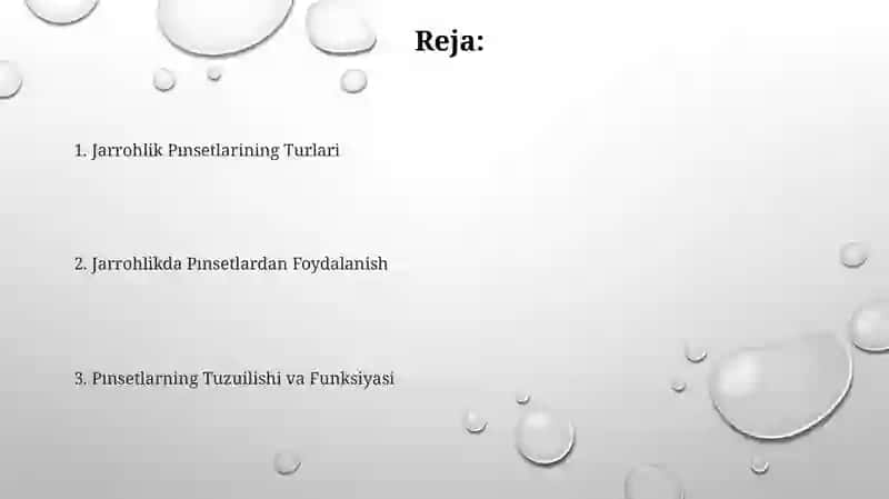 Jarrohlik Pınsetlarining Turlari 2