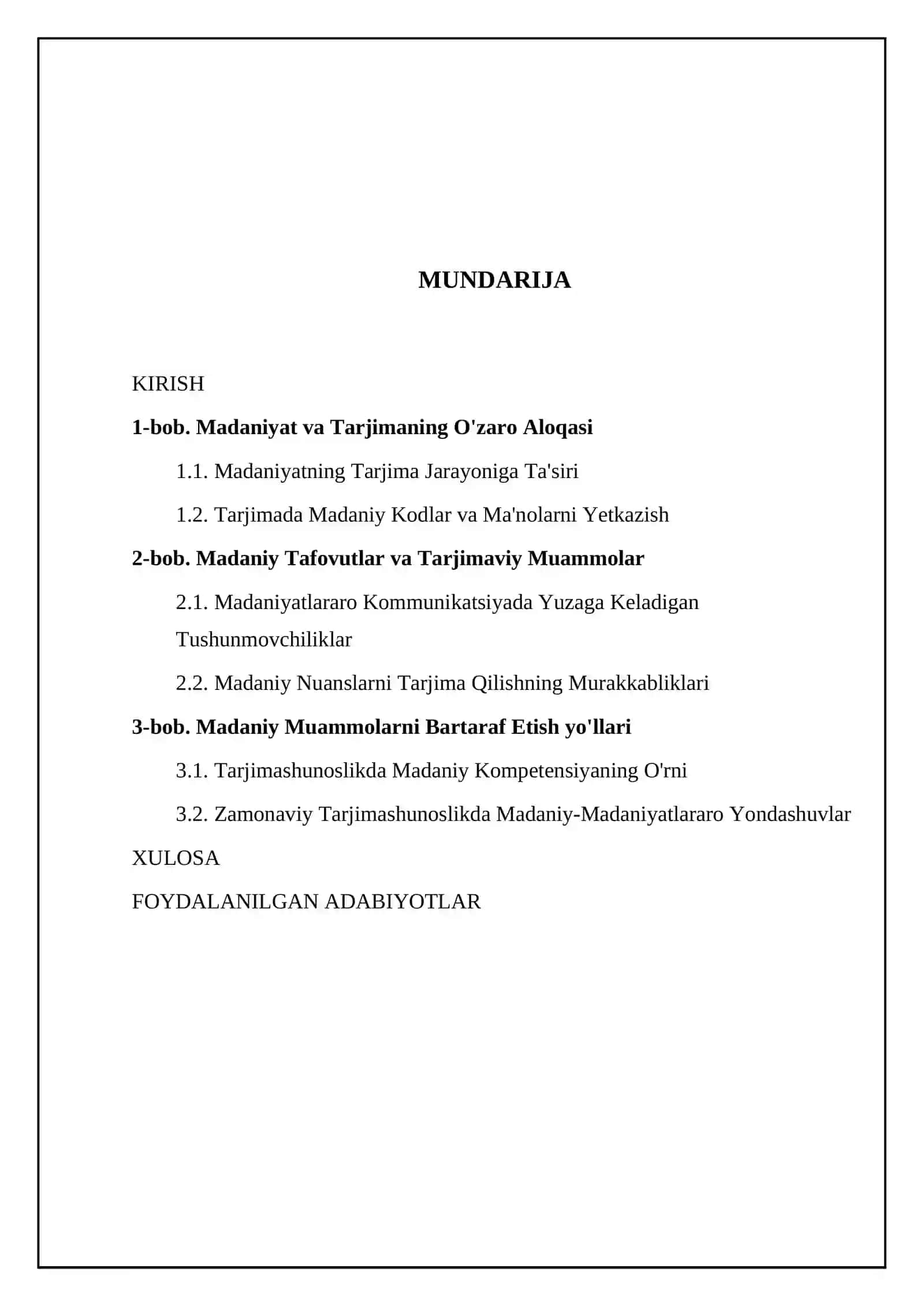 Tarjimaning madaniy muammolari 2