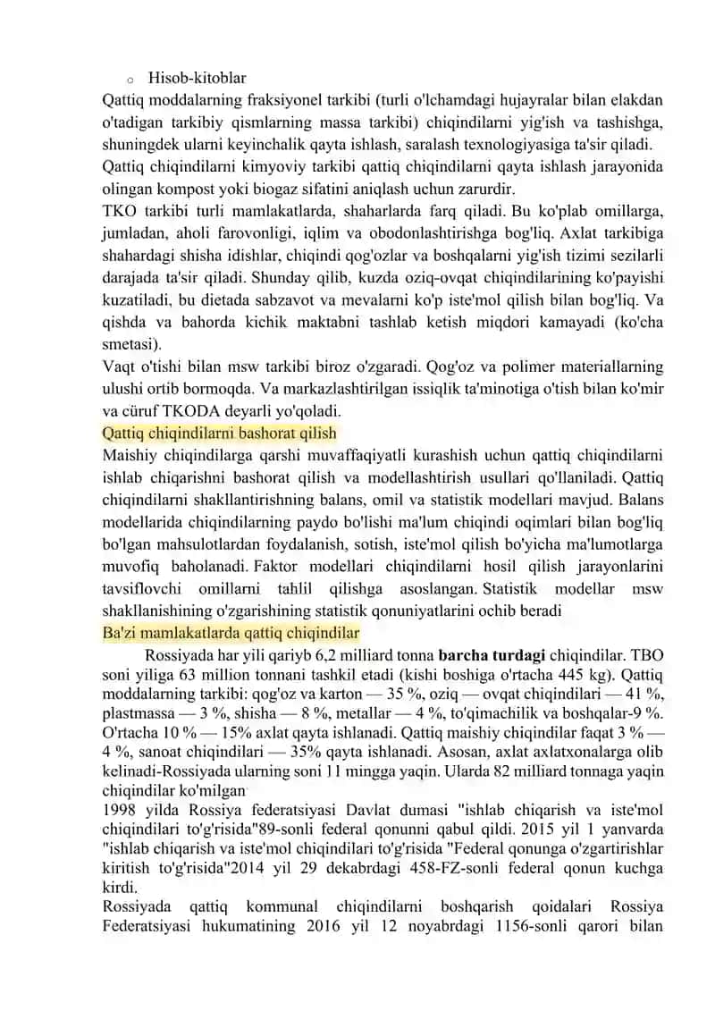 Qattiq chiqindilar 2