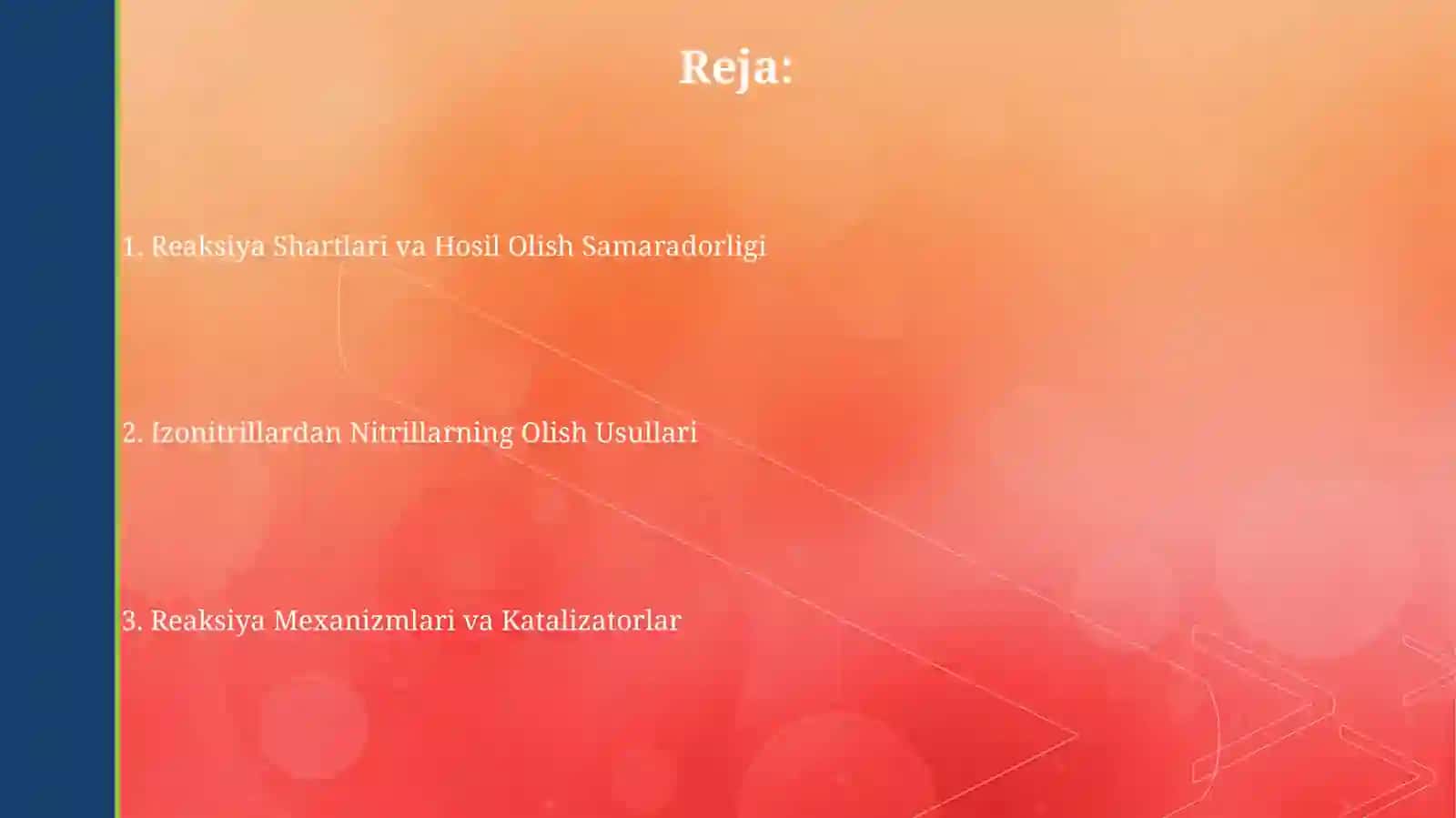 Aminobirikmalar Nitrillar izonitrillardan olinishi 2
