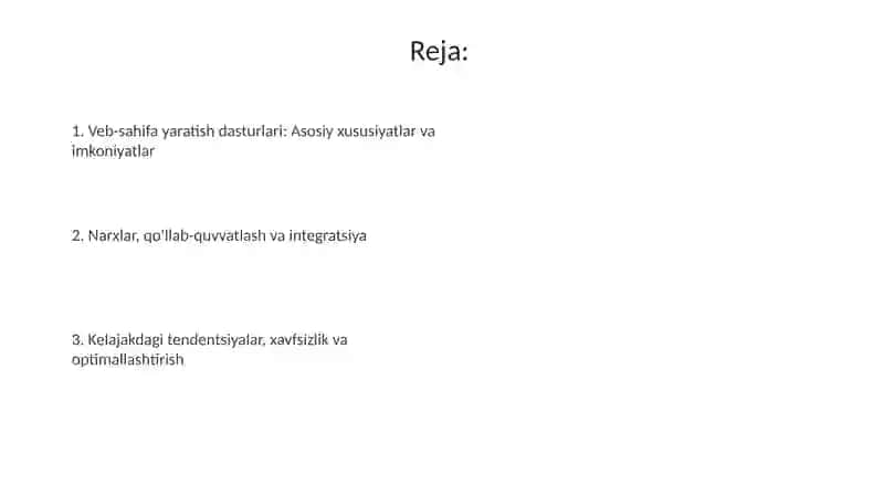 Veb sahifalar yaratish dasturlari 2