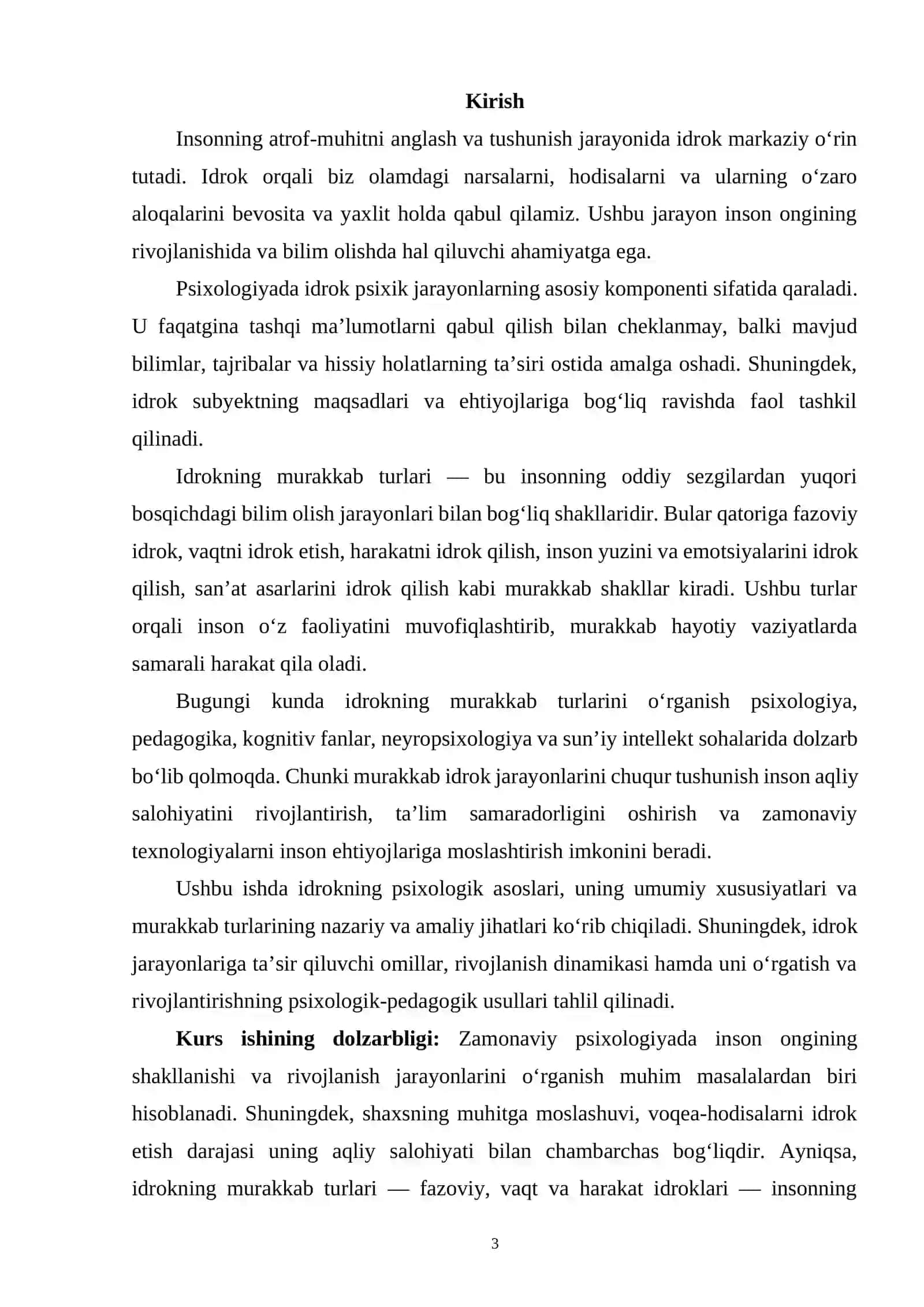 Idrok Haqida Tushuncha 2