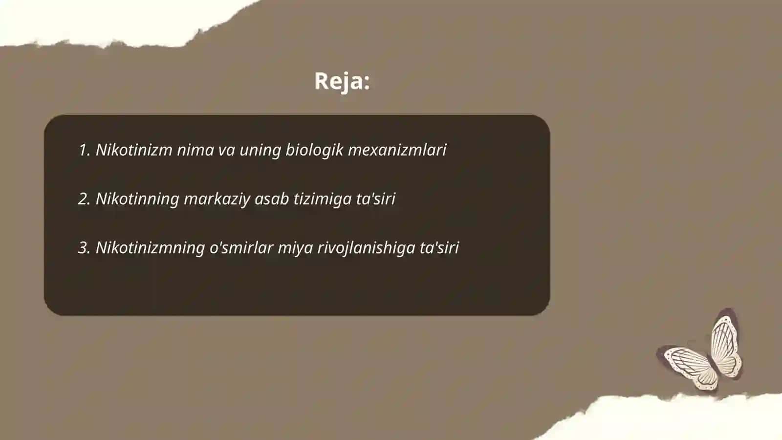 Nikotinizm va uning asoratlari 2