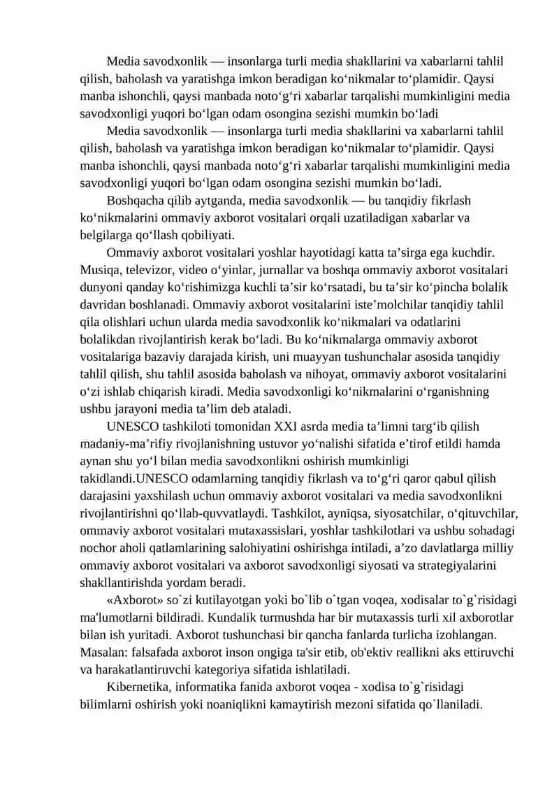 Media savodxonligi fani tarixiy evolyutsiyasi 2