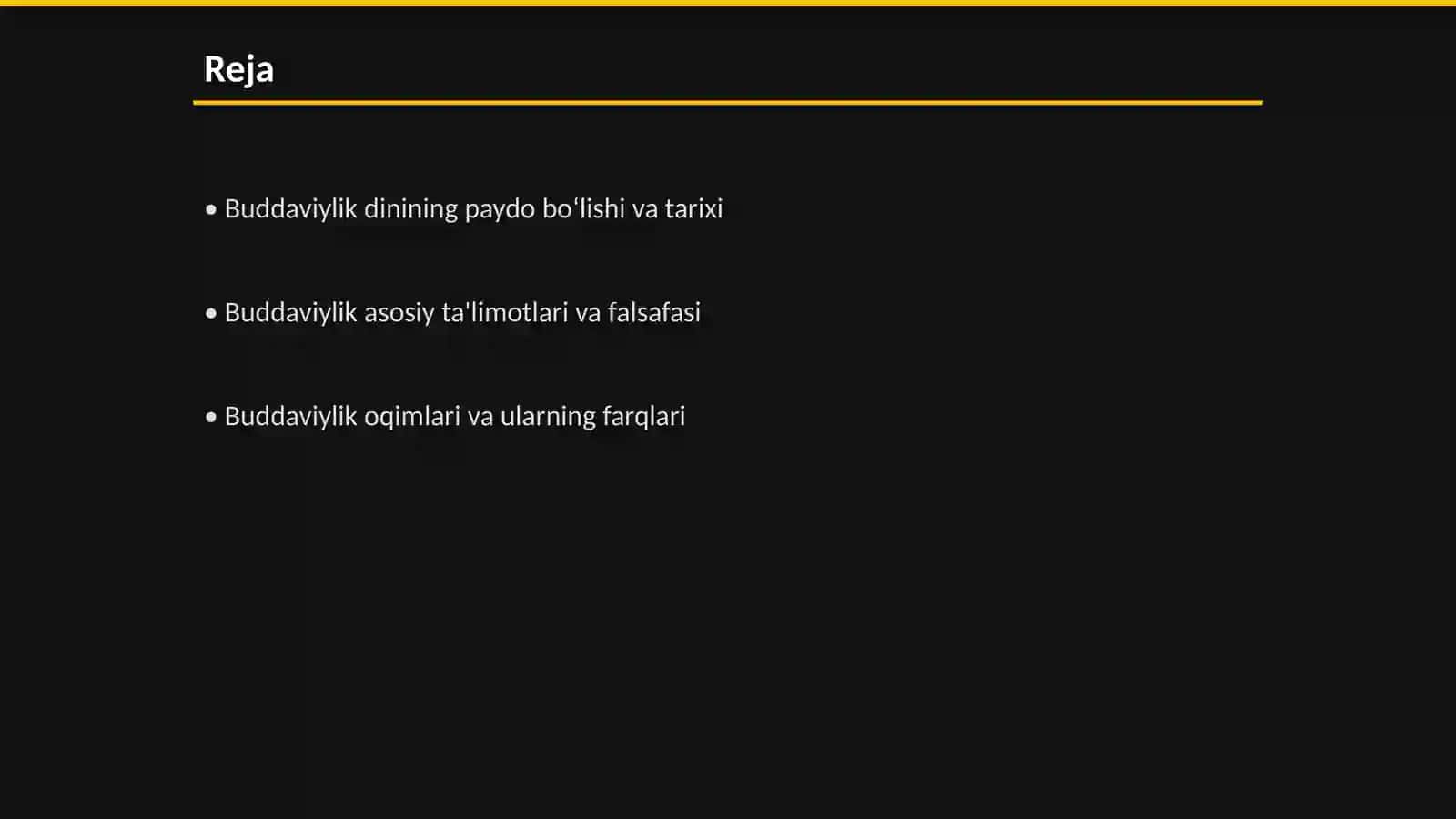 Buddaviylik dinining paydo bo‘lish tarixi, asosiy ta'limotlari, oqimlari va manbalari 2