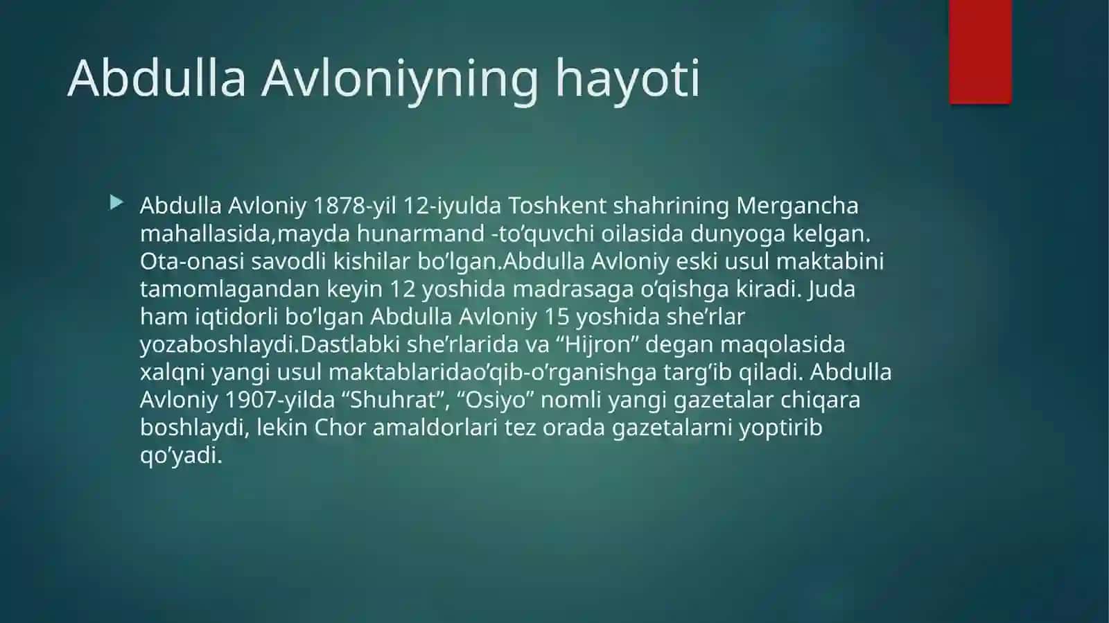 ABDULLA AVLONIYNING PEDAGOGIK FAOLIYAT HAQIDAGI FIKRLARI 2