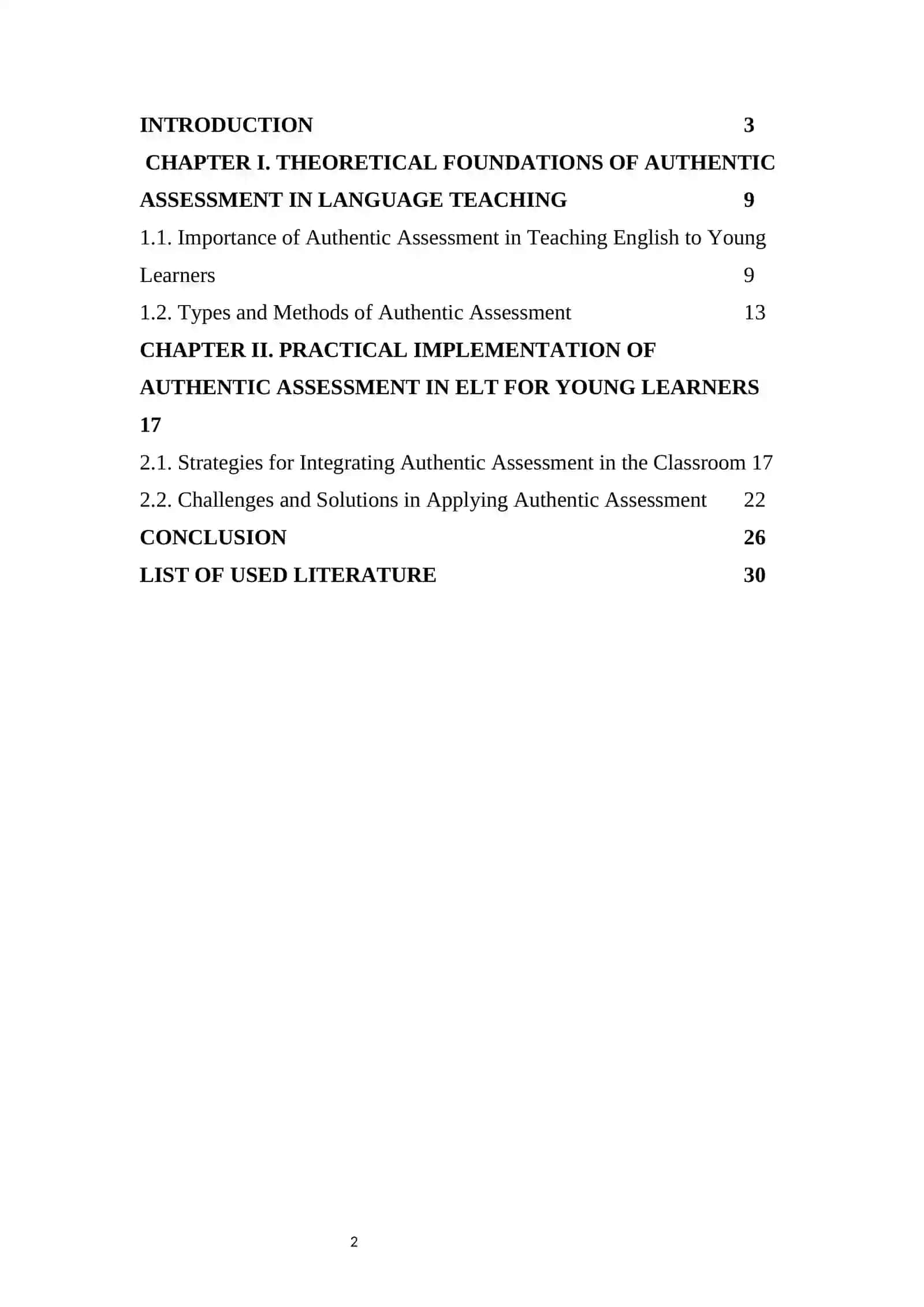 INTEGRATING AUTHENTIC ASSESSMENT IN ENGLISH LANGUAGE TEACHING FOR YOUNG LEARNERS 2