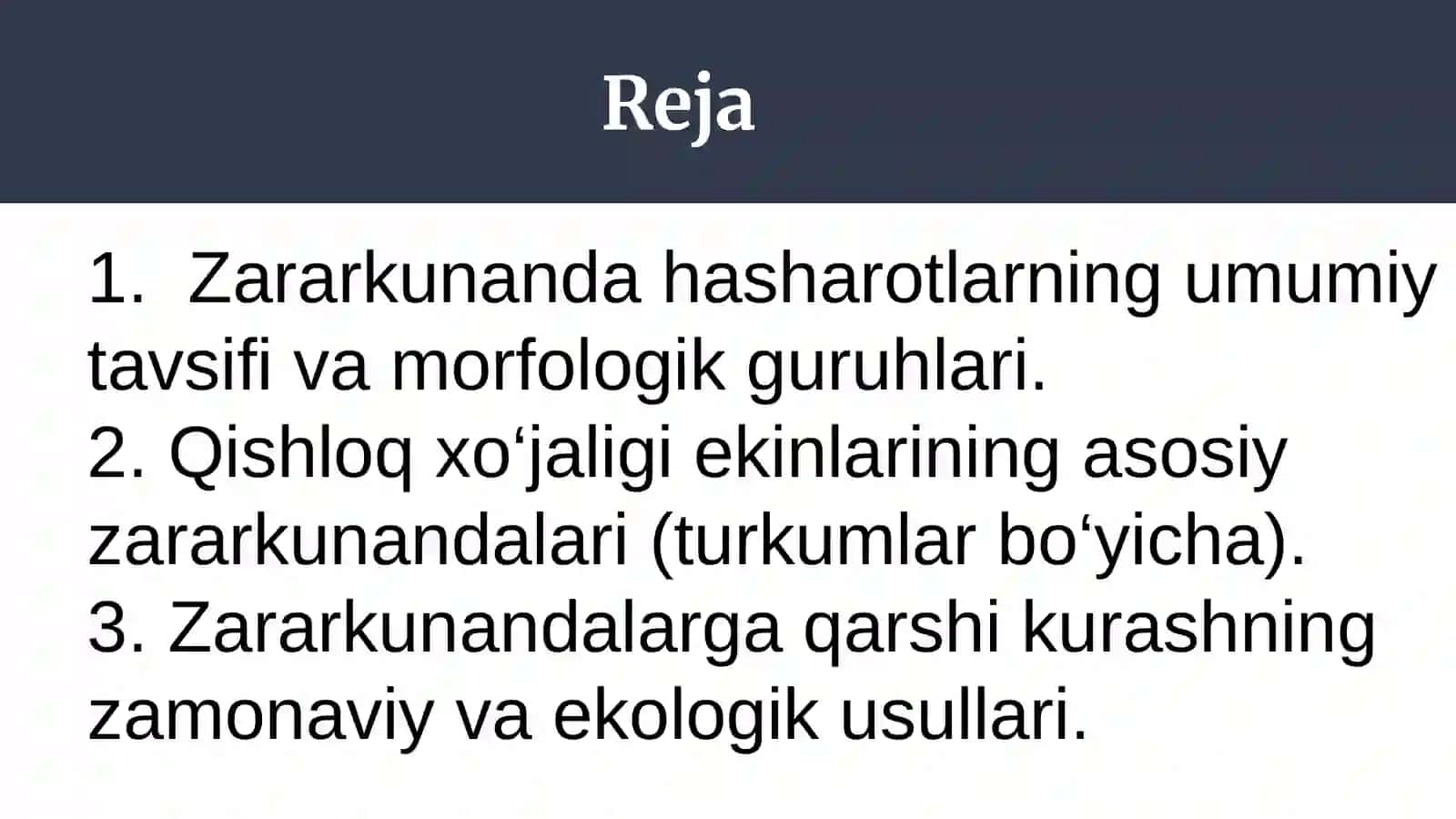 Zararkunanda xashorotlar va ularning asosiy guruhlari 2
