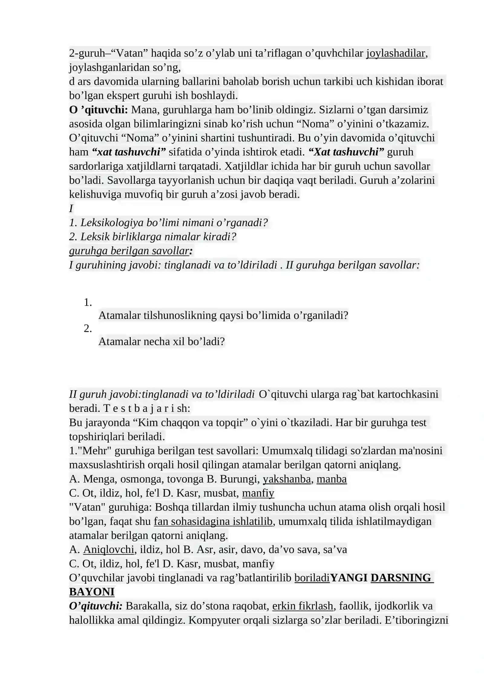 Atamalar 2