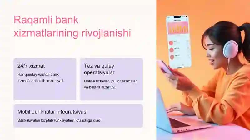 Zamonaviy sharoitda yangi bank xizmat turlari 2
