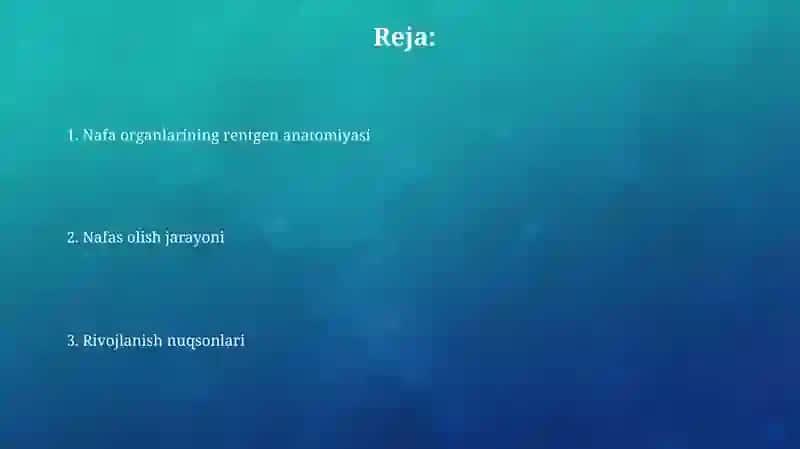 Nafas olish jarayoni 2