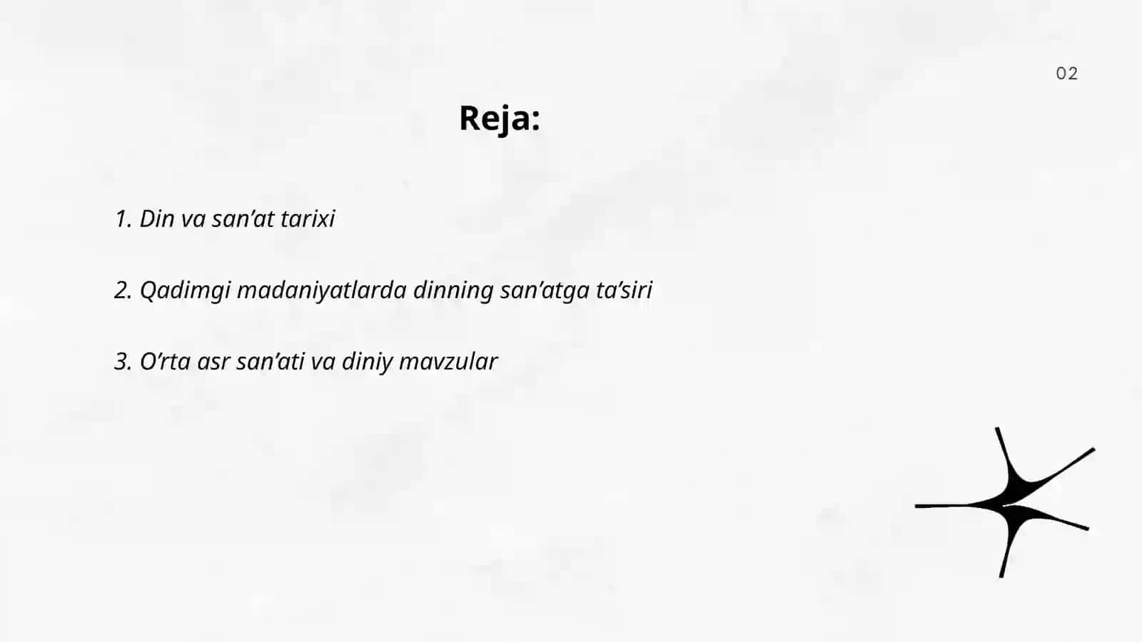 Din va san’at mutanosibligi 2