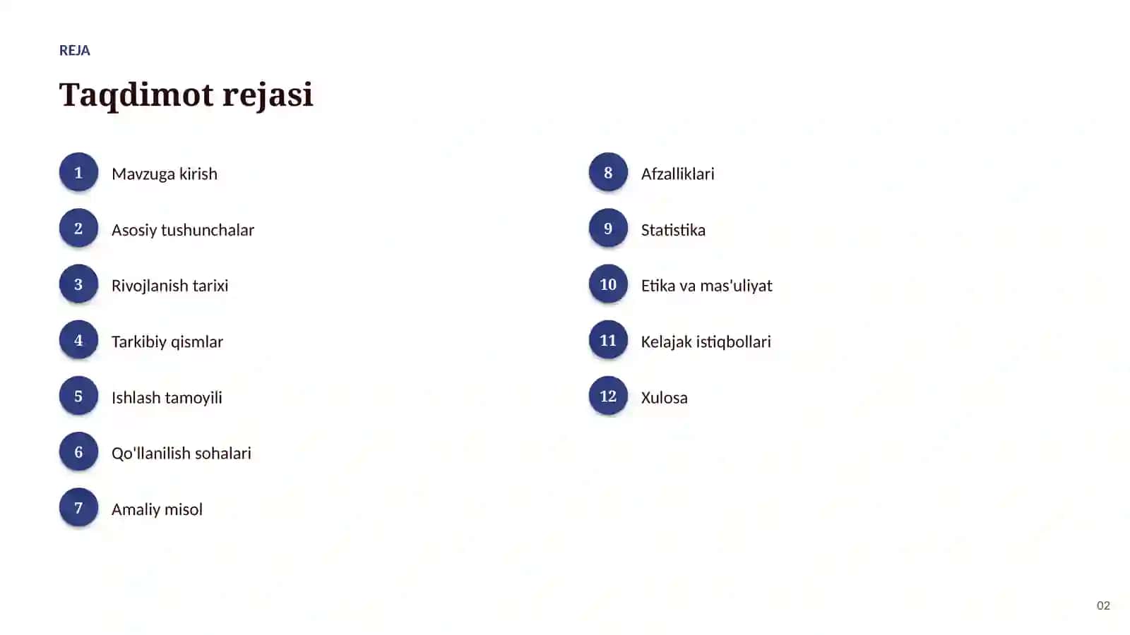 SUN'IY INTELLEKT • AI QISHLOQ XO'JALIGIDA 2