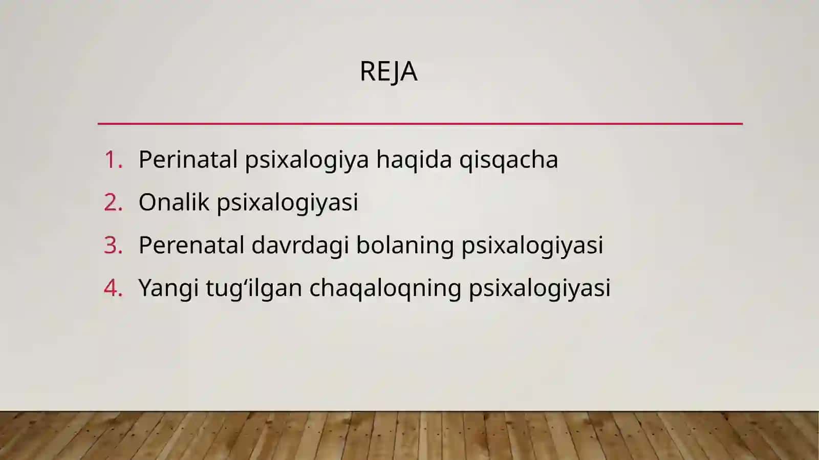 Perinatal psixologiyaning asosiy muammolari 2