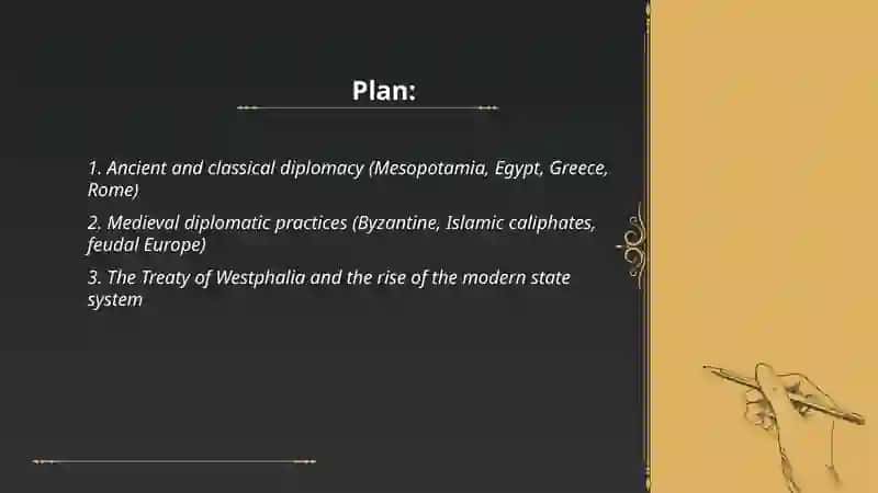 Stages in the development of international relations 2