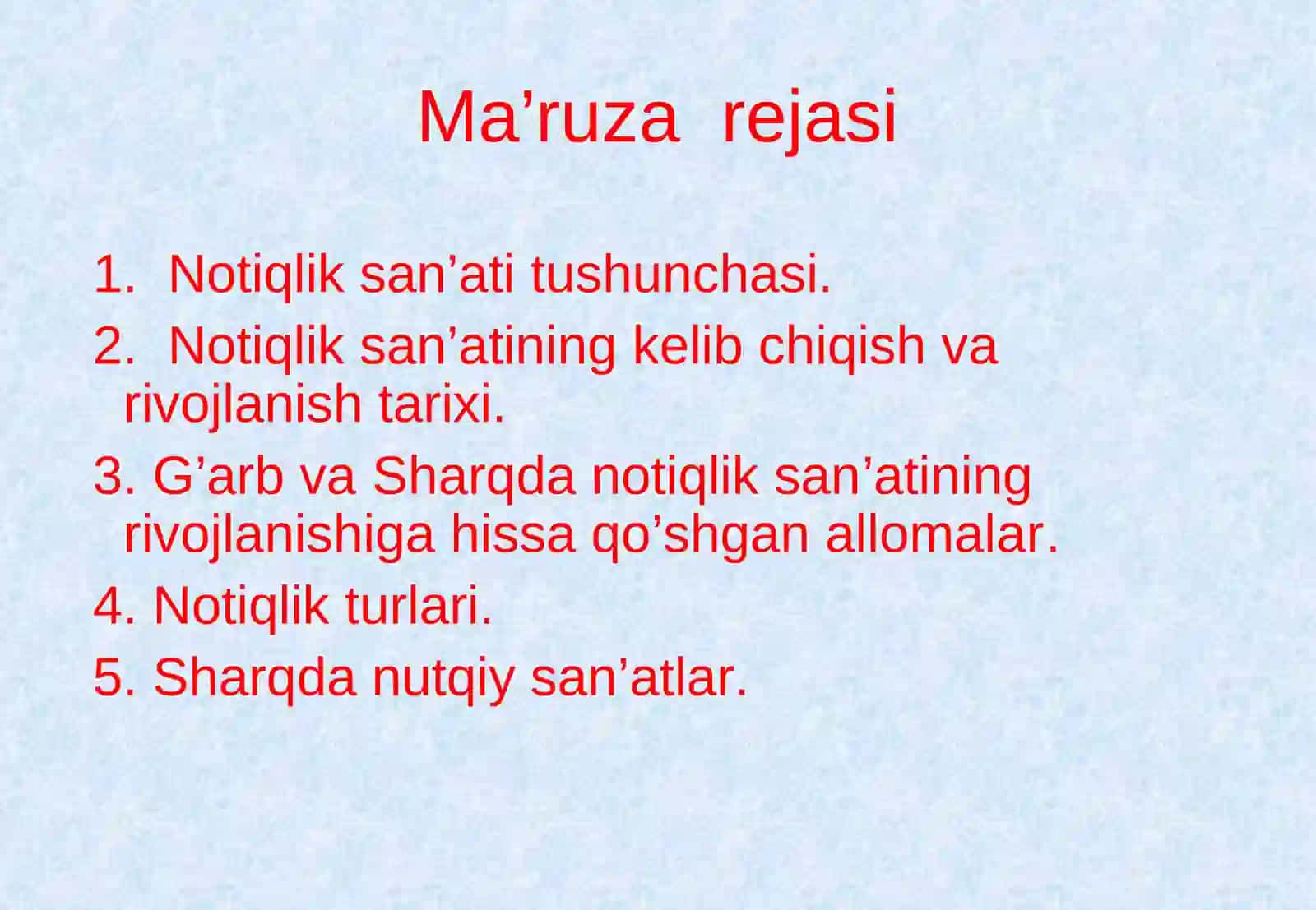 G'arb mutafakkirlarining notiqlik san'atiga doir o'gitlari 2
