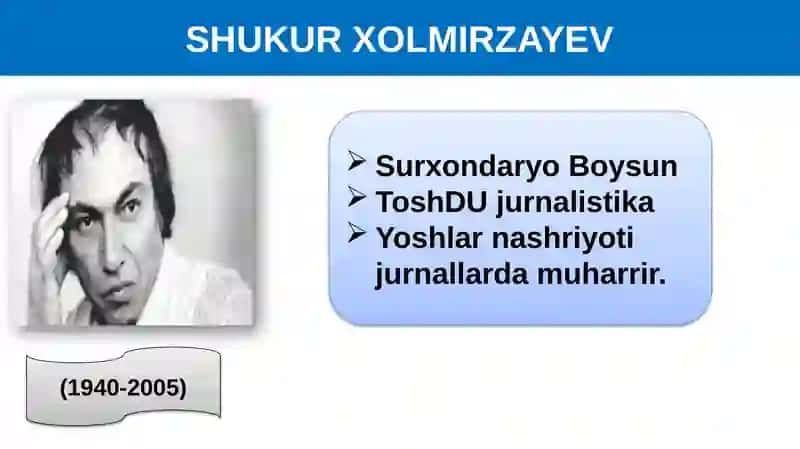 SHUKUR XOLMIRZAYEV 2