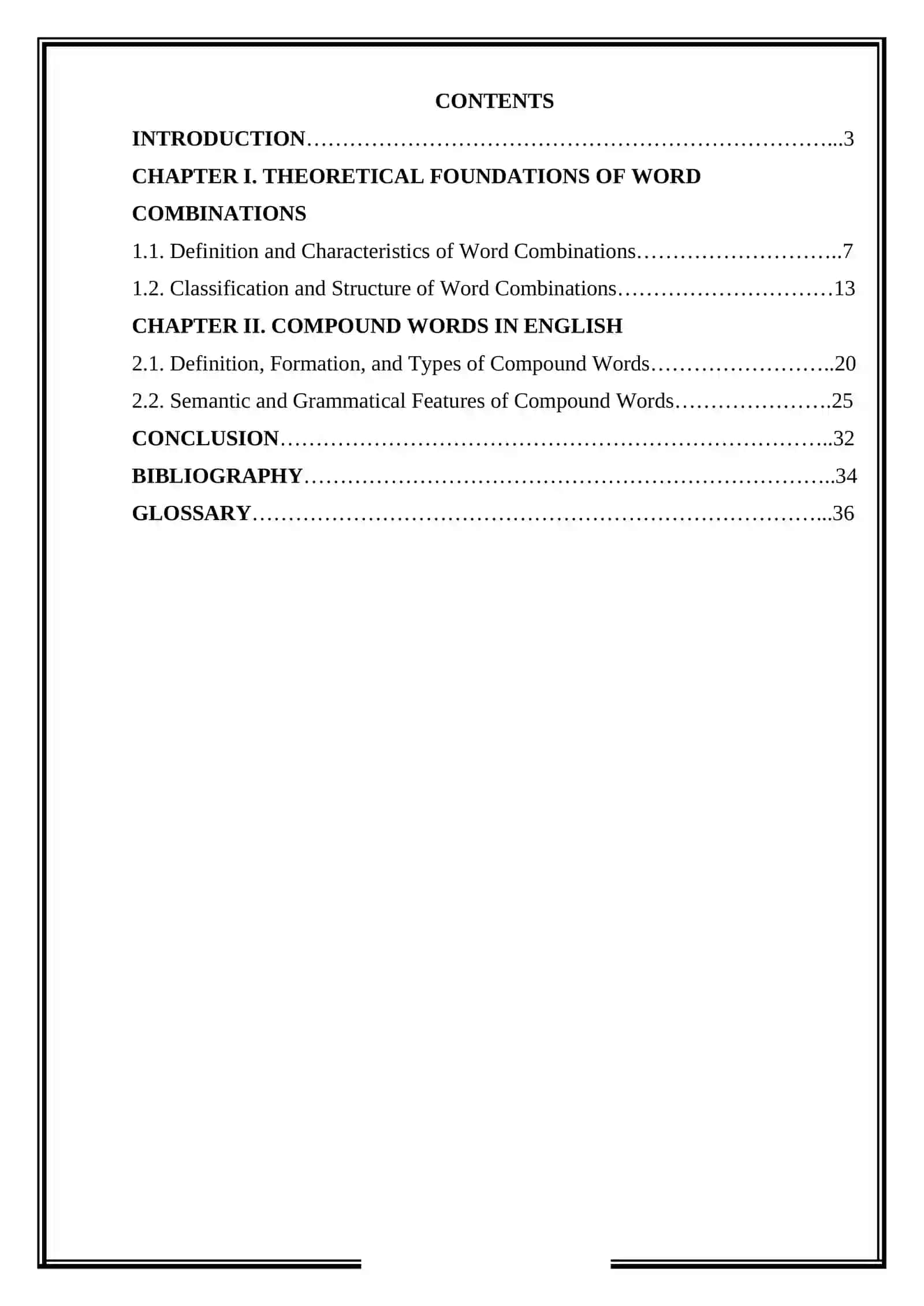 Word combinations and compound words 2