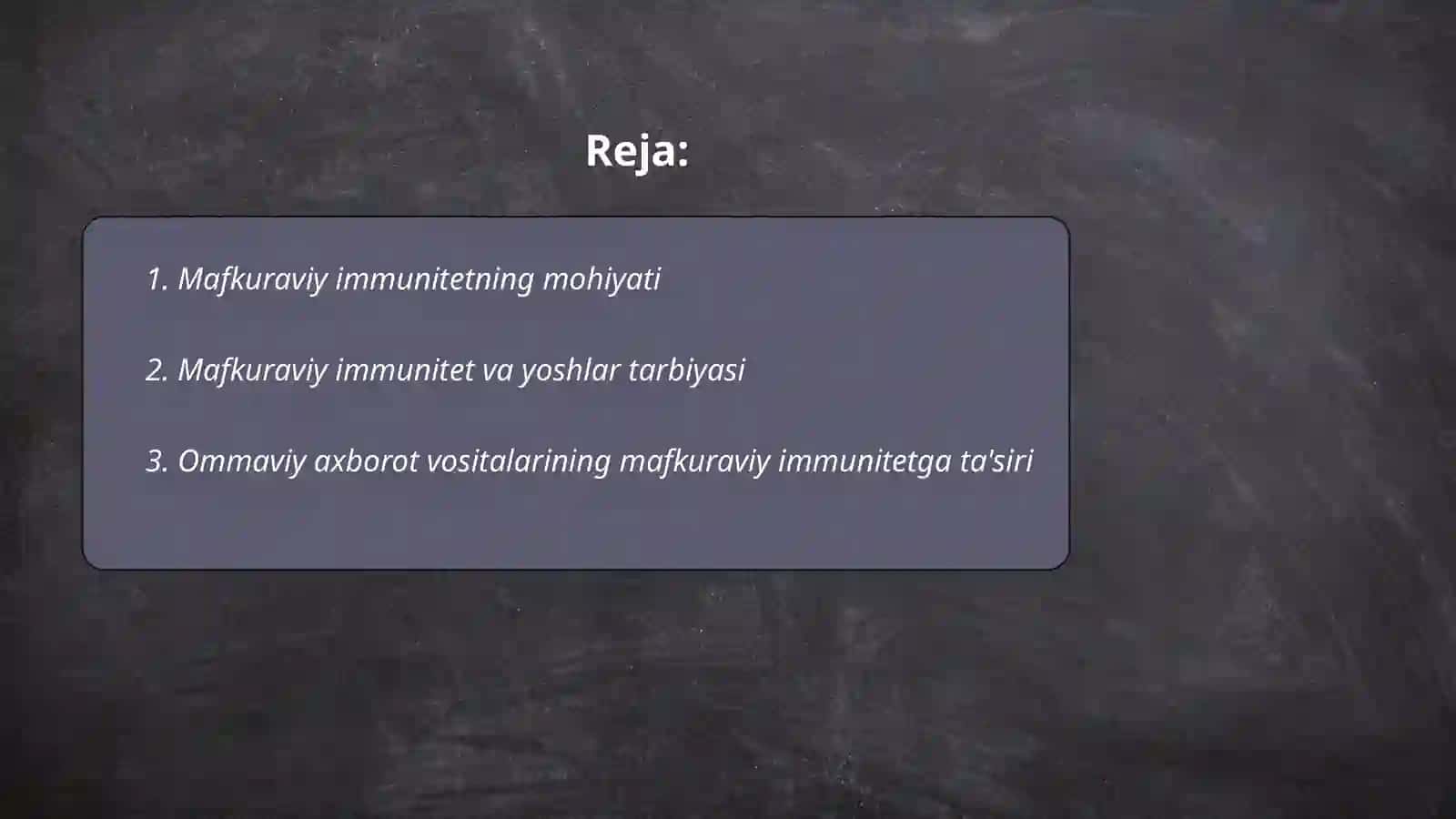 Mafkuraviy immunitet 2