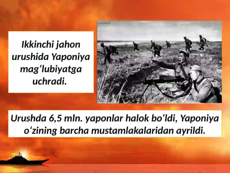 1946 – 1991-yillarda Yaponiya va Osiyoning yangi industrial mamlakatlari 2