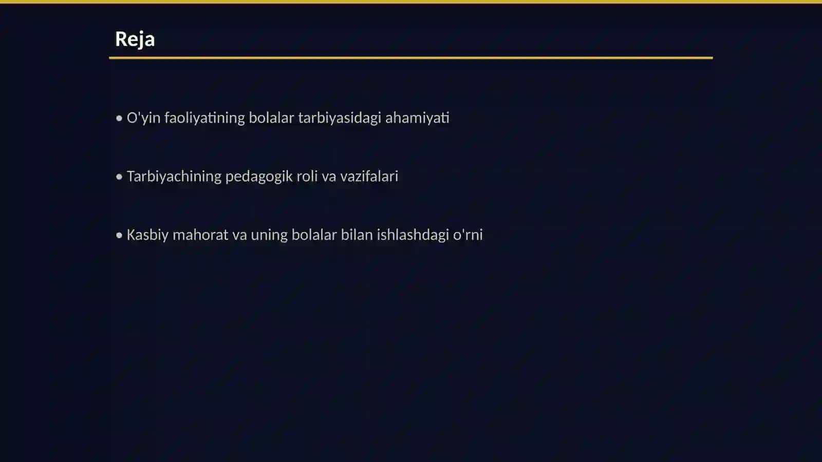 O'yin faoliyatining bolalar tarbiyasidagi ahamiyati 2